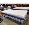 Image 2 : DORMEO FLOOR MODEL XL LONG SINGLE PLATFORM BED AND MATTRESS