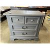 Image 1 : 3 DRAWER PAINTED NIGHTSTAND