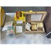 Image 2 : VINTAGE FILM AND WOOD CASE WITH FILM ORGANIZERS