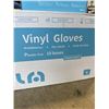 Image 3 : NEW CASE OF SIZE SMALL VINYL GLOVES, 10 BOXES OF 100PC