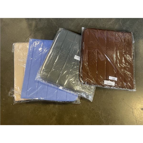 4 NEW FOAM SOFT CUSHION BATH MATTS 19.7 X 31.5 INCH