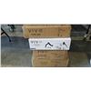 Image 1 : VIVO DOUBLE MONITOR DESK MOUNT, KEYBOARD TRAY AND  SINGLE MONITOR DESK MOUNT, AND SINGLE MONITOR ADJ