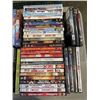 Image 4 : 3 FLATS OF DVDS