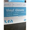 Image 3 : NEW CASE OF SIZE X- LARGE VINYL GLOVES, 10 BOXES OF 100PC
