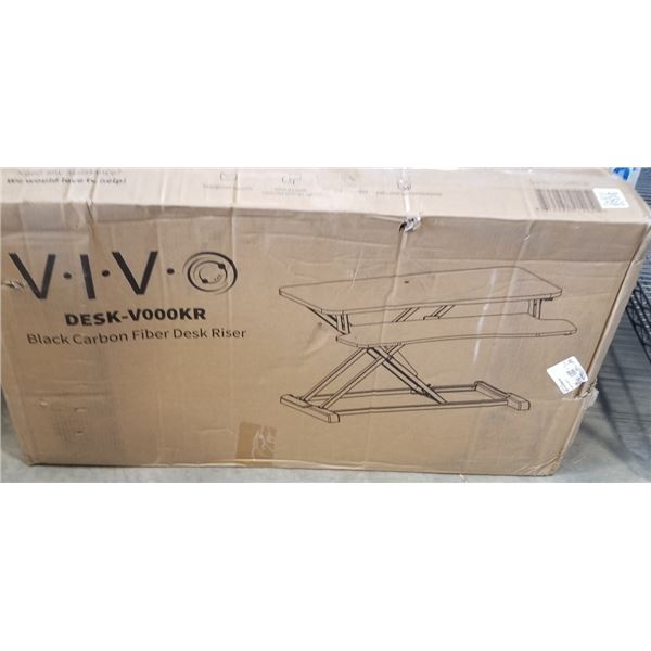 VIVO BLACK CARBON FIBRE DESK RISER