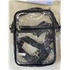 Image 3 : 3 NEW CLEAR CROSS BODY BAGS AND 3 NEW PET HAIR REMOVAL TOOLS