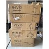 Image 1 : 2 VIVO MECHANICAL SINGLE ARM DESK MOUNTS, 2 VIVO SINGLE MONITOR DESK MOUNTS AND KEYBOARD TRAY