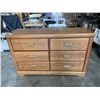 Image 2 : 6 DRAWER OAK DRESSER AND NIGHT STAND