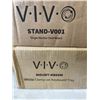 Image 5 : 2 VIVO DUAL MONITOR DESK MOUNTS, SINGLE MONITOR DESK MOUNT, AND KEYBAORD TRAY