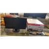 Image 1 : ACER 27 INCH LCD MONITOR, VINTAGE VHS PLAYER AND CANON PIXMA PRINTER