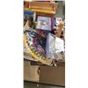 Image 3 : 2 BOXES OF COLECTIBLES - BOW MAKER, BUTTONS,  THREAD TREE, ETC