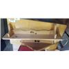 Image 2 : VINTAGE SINGLE DRAWER HALL TABLE AND 2 FLOATING SHELVES