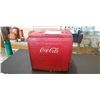 Image 1 : VINTAGE COCA COLA 50'S METAL COOLER, MFG. CANADA