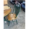 Image 2 : ROUND DINETTE TABLE WITH EXTENSION AND 3 CHAIRS