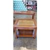 Image 2 : 2 GLASS TOP ENDTABLES AND SOFA TABLE
