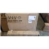 Image 1 : VIVO WHITE 71 X 30 ELECTRIC SIT TO STAND DESK WITH GRAY SINGLE MOTOR DESK FRAME
