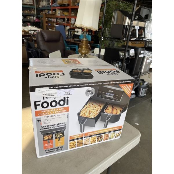 NINJA FOODI 8QT 6IN1 DUALZONE AIR FRYER - TESTED WORKING, RETAIL $189