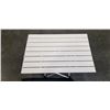 Image 2 : NEW WHITE FOLDING CAMP TABLE 27X18 INCH