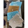 Image 1 : 4 NEW MEMORY FOAM SOFT BATH MATTS, 2 ARE 23.6 X 35.4 AND 2 ARE 15.7 X 23.6