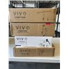 Image 1 : VIVO DOUBLE MONITOR DESK MOUNT, KEYBOARD TRAY AND  SINGLE MONITOR DESK MOUNT, AND SINGLE MONITOR ADJ
