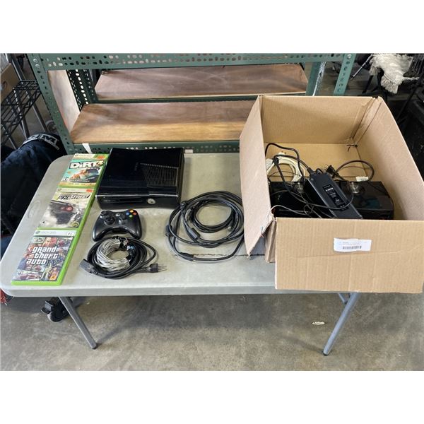 XBOX 360 CONSOLE, GAMES, AND ACCESSORIES