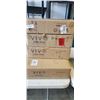 Image 1 : 2 VIVO DUAL MONITOR DESK MOUNTS, SINGLE MONITOR DESK MOUNT, AND KEYBAORD TRAY