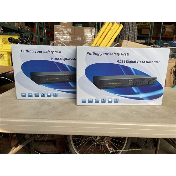 2 NEW OLD STOCK SECURITY DVR UNITS