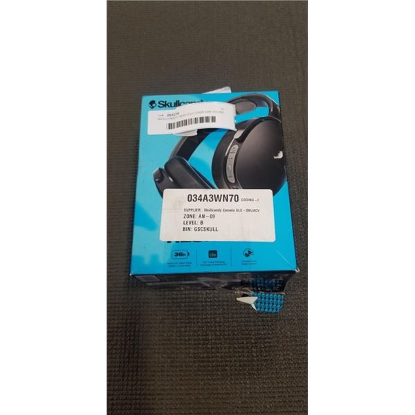 SKULLCANDY HESH EVO OVER EAR SOUND ISOLATING BLUETOOTH HEADPHONES - TESTED WORKING, RETAIL $99