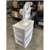 Image 3 : STERILITE 3 DRAWER ORAGNIZER AND TABLE TOP FAN