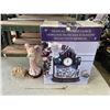 Image 1 : MUSICAL CUCKOO CLOCK AND ANGEL FIGURE, SHELL BOX