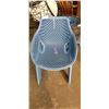 Image 1 : 4 BLUE TUB STYLE PATIO CHAIRS