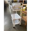 Image 2 : NEW WHITE ROLLING 3 TIER ORAGANIZING CART