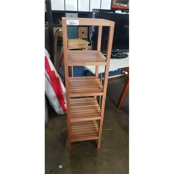 SQUARE 5 TIER WOODEN SHELF