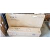 Image 1 : VIVO VINTAGE BROWN 75 X 63 INCH ELECTRIC SIT TO STAND CORNER DESK WITH BLACK MEDIUM SINGLE MOTOR DES