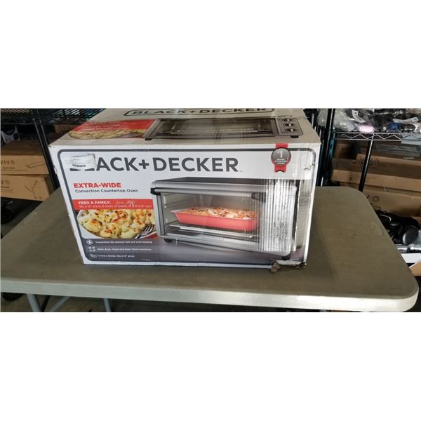 BLACK & DECKER CONVECTION TOASTER OVEN - TESTED WORKING, RETAIL $199
