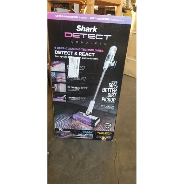 SHARK DETECT PRO CORDLESS STICK VACUUM - TESTED WORKING, RETAIL $399