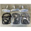 Image 1 : 3 NEW CLEAR CROSS BODY BAGS AND 3 NEW PET HAIR REMOVAL TOOLS