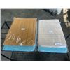 Image 1 : 4 NEW MEMORY FOAM SOFT BATH MATTS, 2 ARE 23.6 X 35.4 AND 2 ARE 15.7 X 23.6