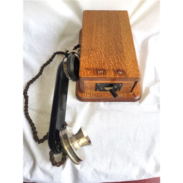 Antique Samson Electric Com. Telephone A