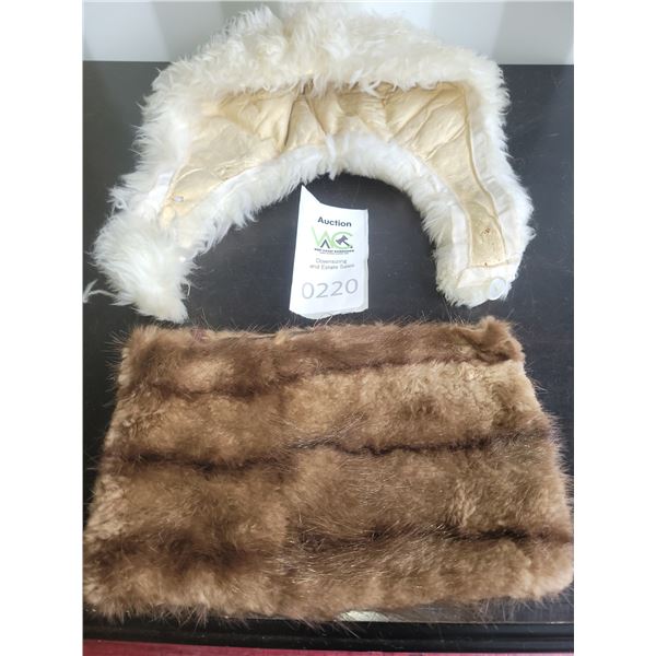 Mink Hand Muff & Rabbit Hat A