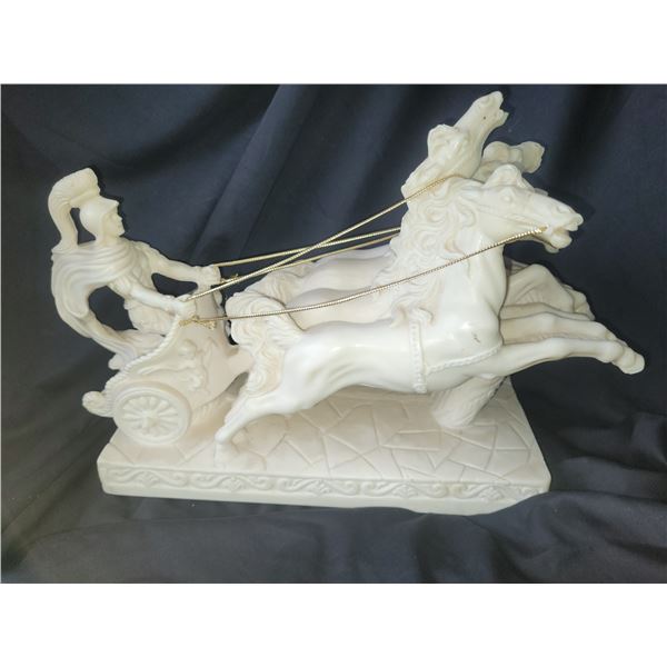 Roman Gladiator On Chariot A