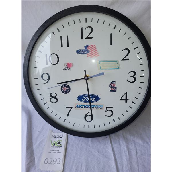 Ford Motosport Clock A