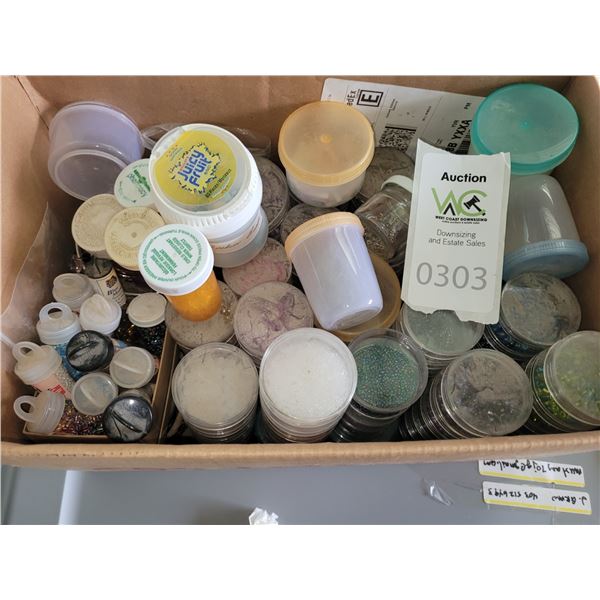 Box of Jewelry Beads A