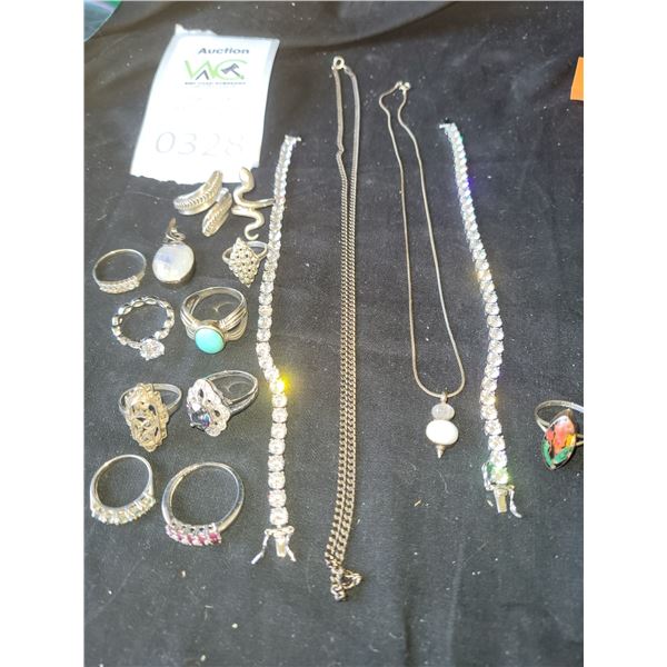 Sterling Silver Chains & Rings A