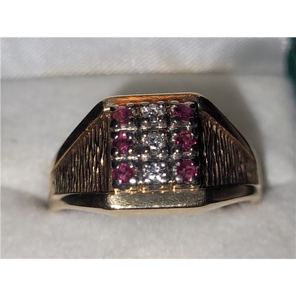 10K Men's Gold Ring A