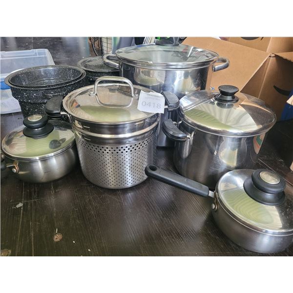 Lagostina & Other Pots & Pans C
