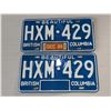 Image 1 : 1984 BC License Plate