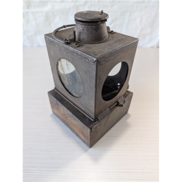 Antique British Railway Lantern