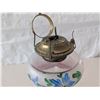 Image 2 : ANTIQUE W.B.G. Corp Eldorado hand-painted glass oil lamp,