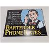 Image 1 : Bartender Phone Rates Sign